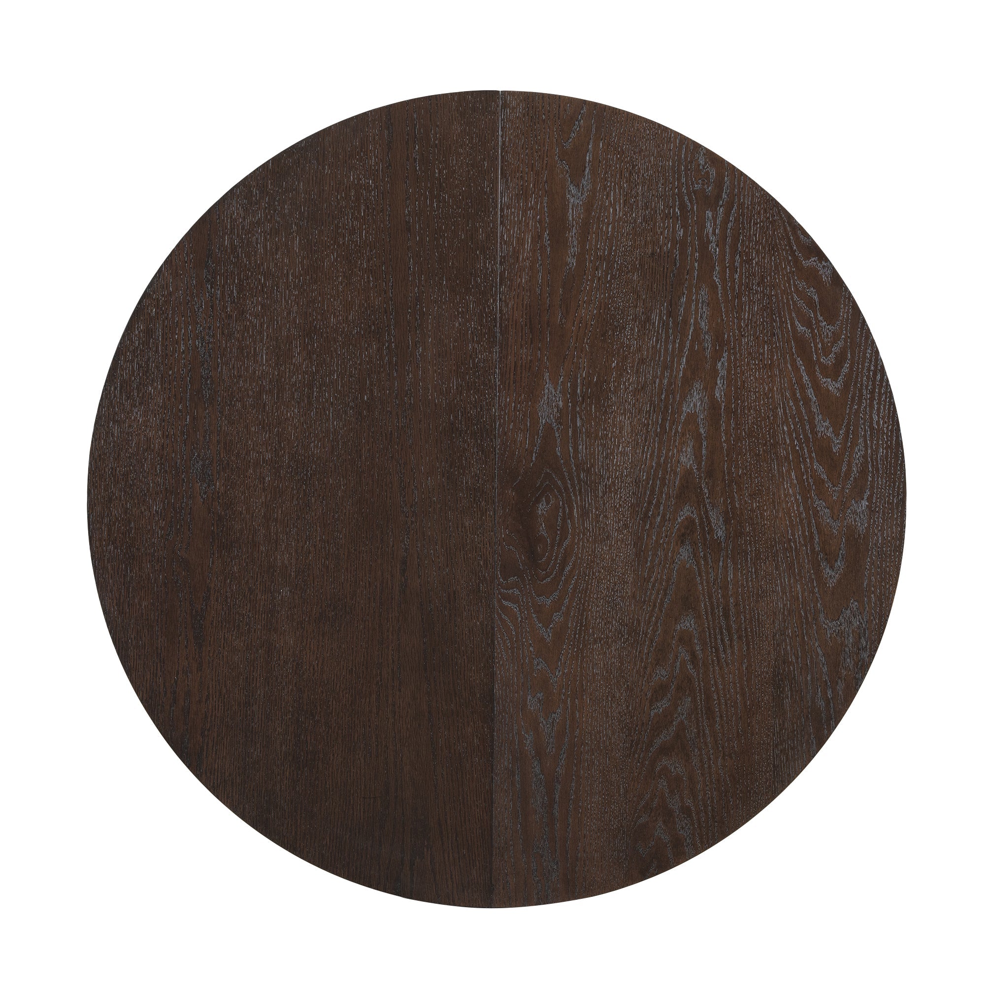 Modern 5-Piece Extendable Round Dining Table Set with 16.2inch Removable Leaf