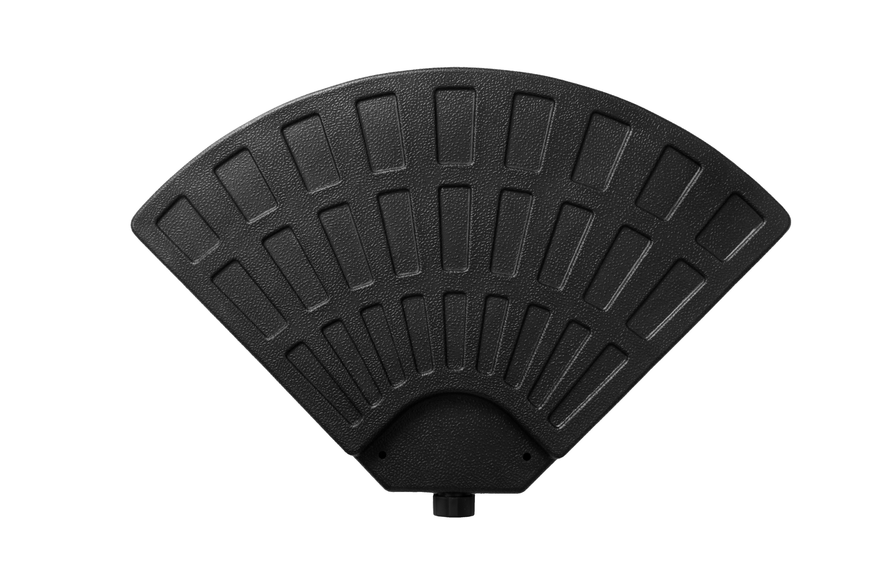 Patio Umbrella Base Fillable 4 Plate PE Black 42 LB Each Water Sand