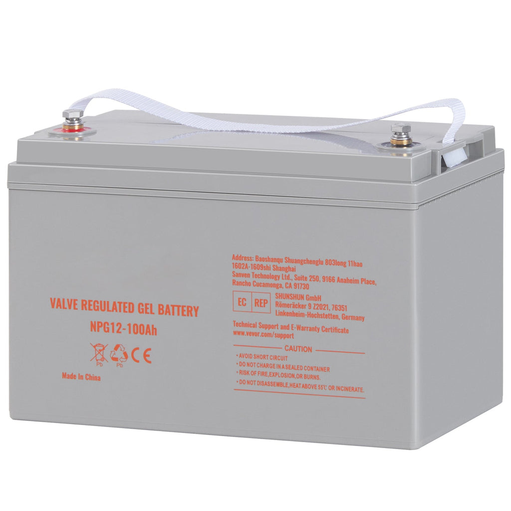 Deep Cycle AGM Battery 12V 100AH 800A RV Solar Marine