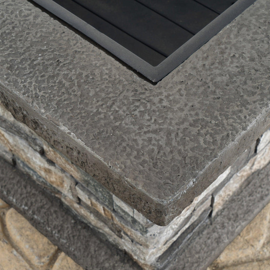 28' SQUARE MGO FIRE PIT