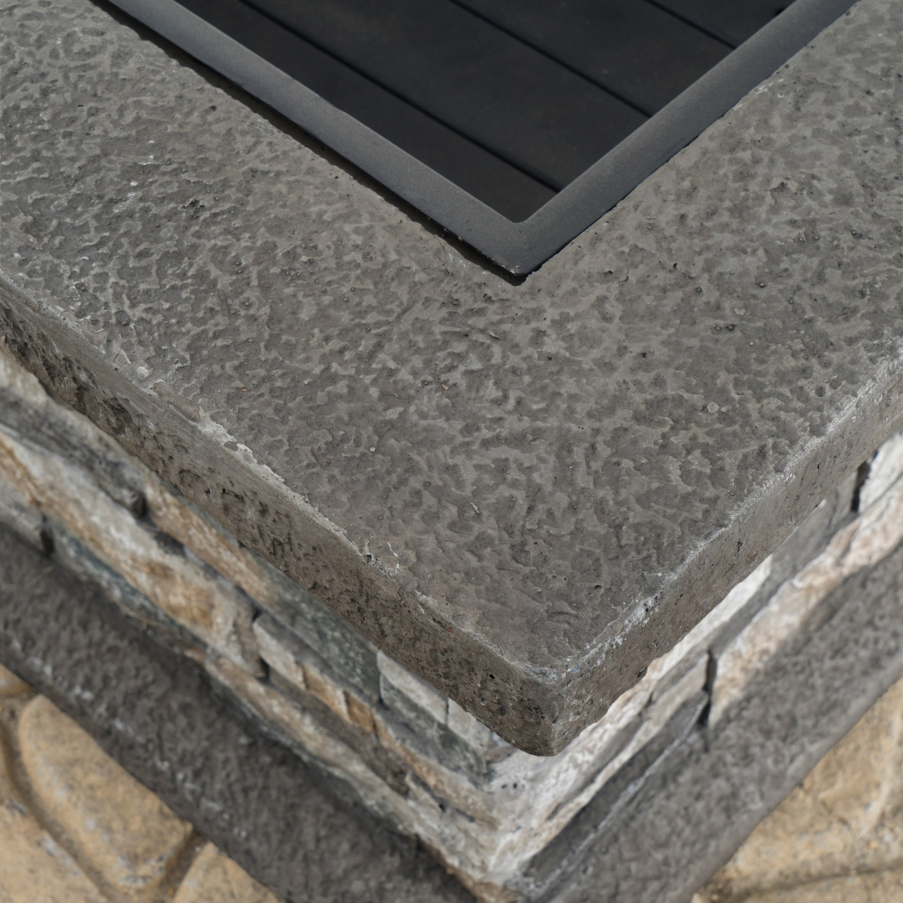 28' SQUARE MGO FIRE PIT