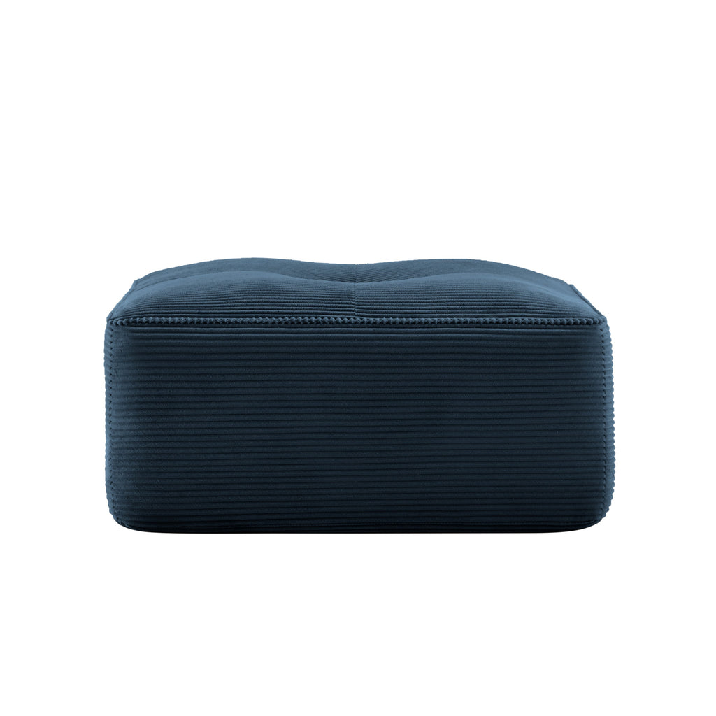 Ottoman Corduroy - Blue