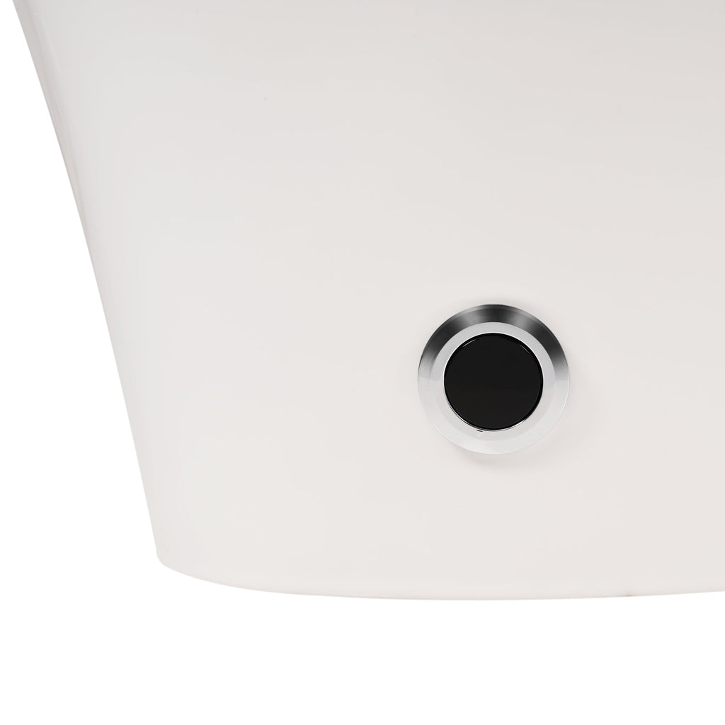 Heated Seat Smart Toilet, One Piece Toilet, Automatic Flush Tankless Toilet w...