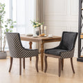 Ultra Side Dining Chair, Thickened fabric chairs with neutrally toned solid