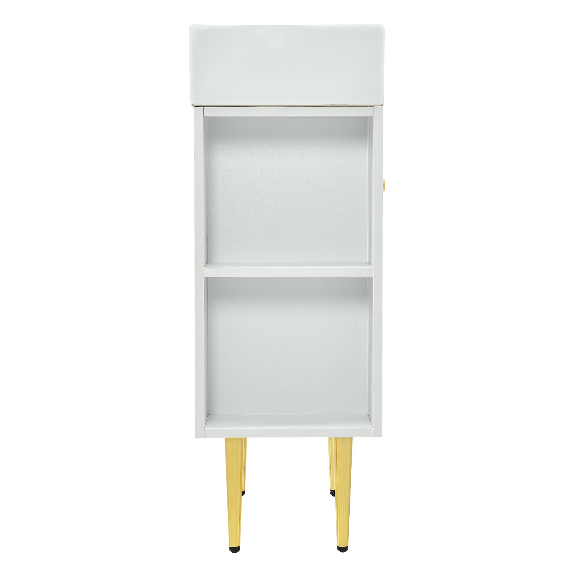 Amelia 21.6' Bathroom Vanity with Storage Cabinet, Single Ceramic Sink and Le...