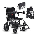 Wheelchair Electric Foldable Aluminum 264 LB 36 LB 180W Dual Motor LED Lights