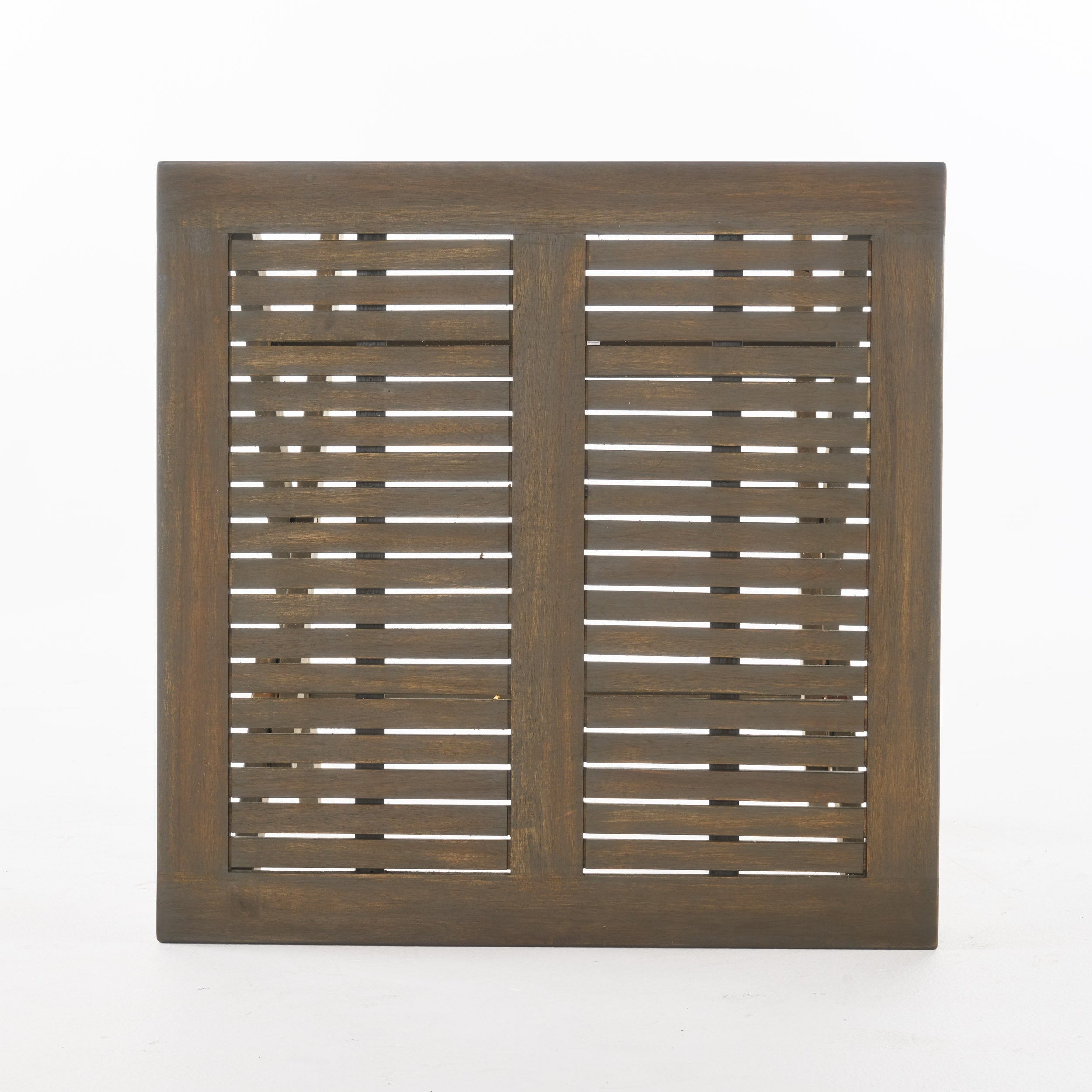 Outdoor Bistro Table Folding Acacia Wood Gray 25.5