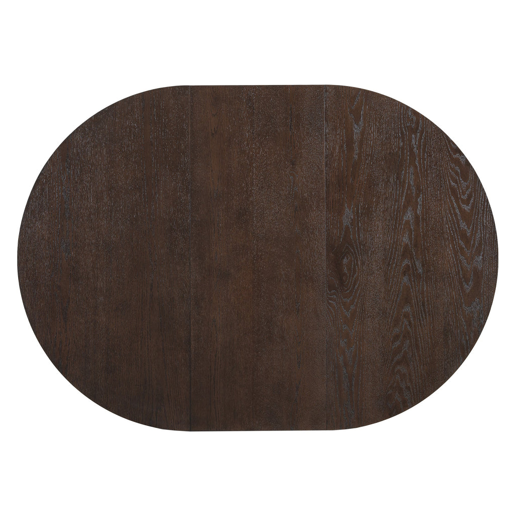 Modern 5-Piece Extendable Round Dining Table Set with 16.2inch Removable Leaf