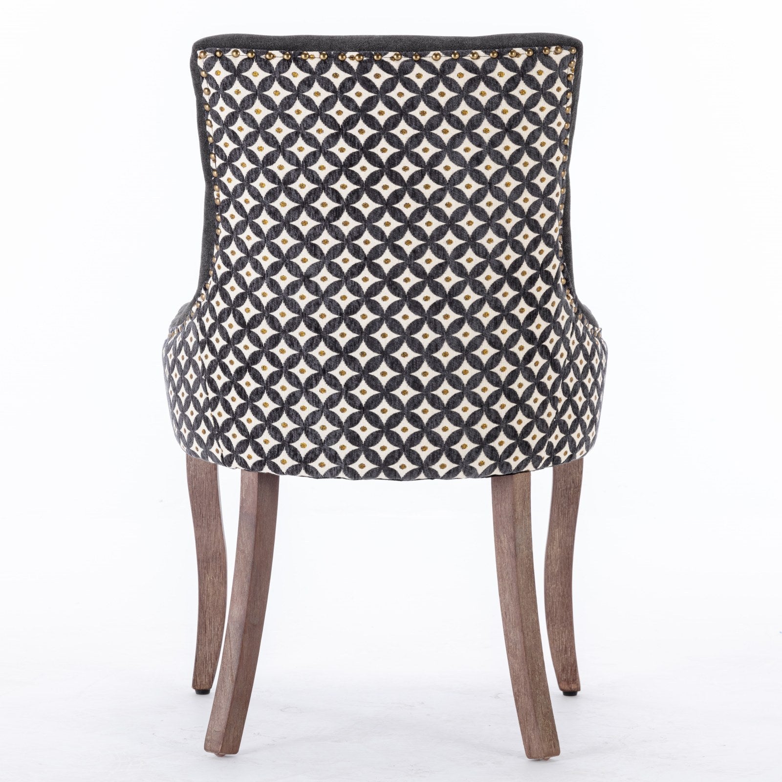 Ultra Side Dining Chair, Thickened fabric chairs with neutrally toned solid