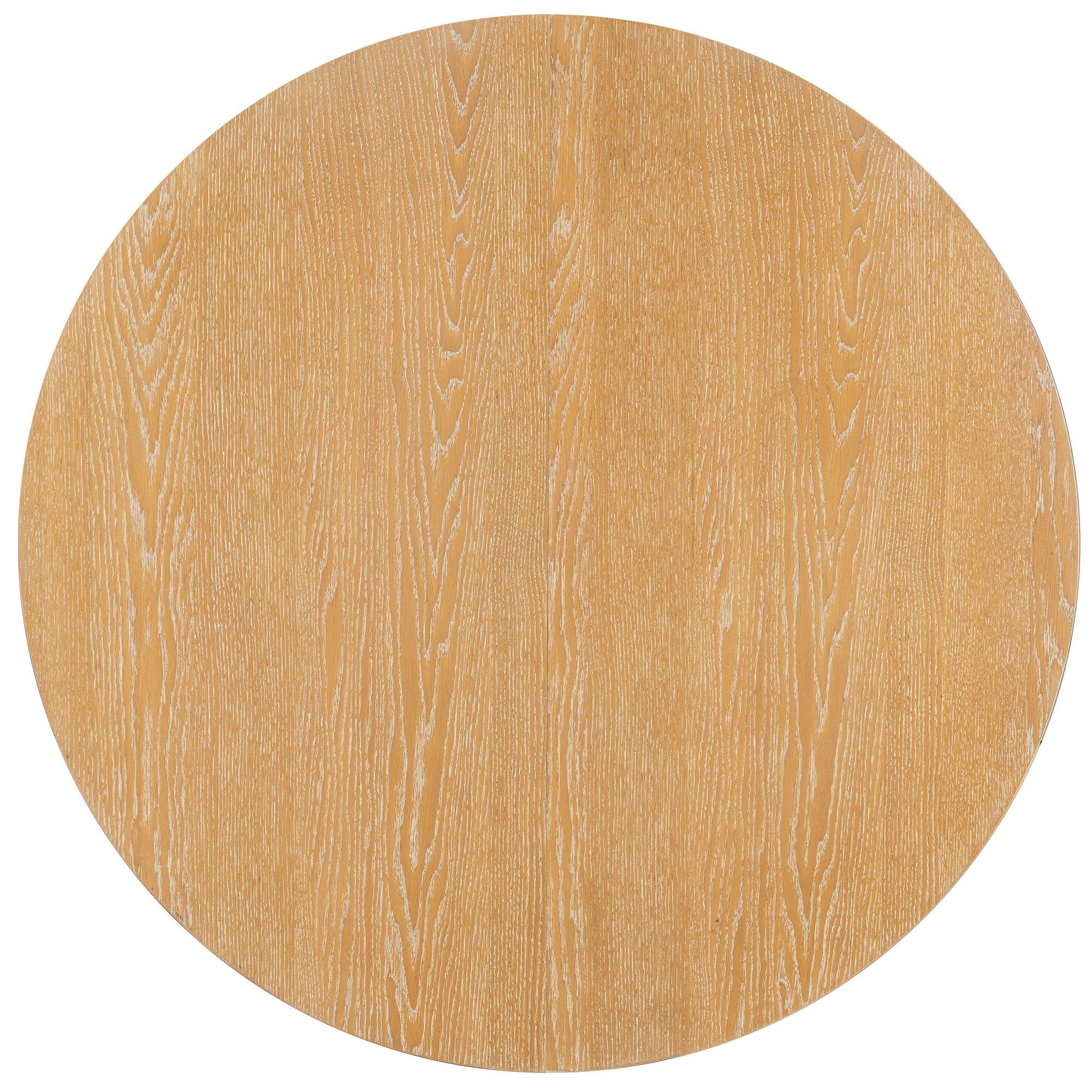 5-Piece Retro Functional Dining Table Set Extendable Round Table and 4