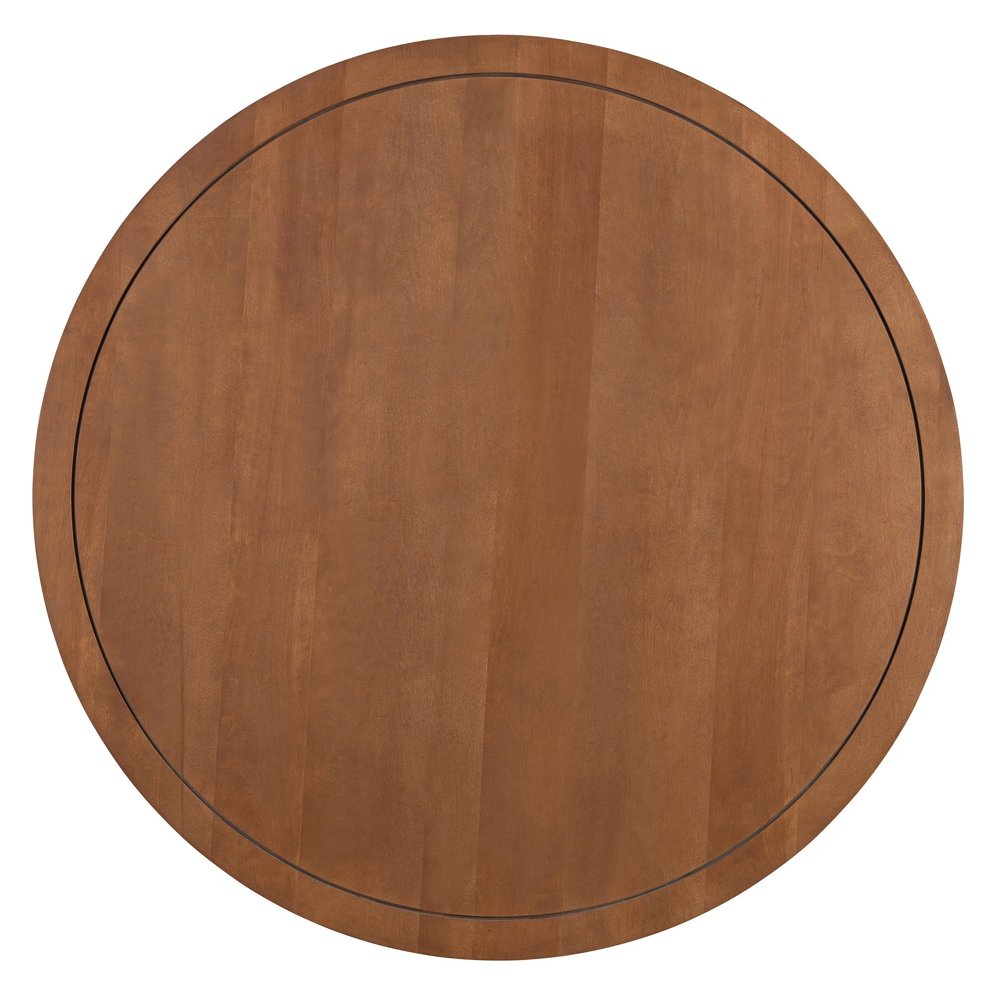 5-Piece Round Dining Table Set for 4, Minimalist Farmhouse Dining Table with 4