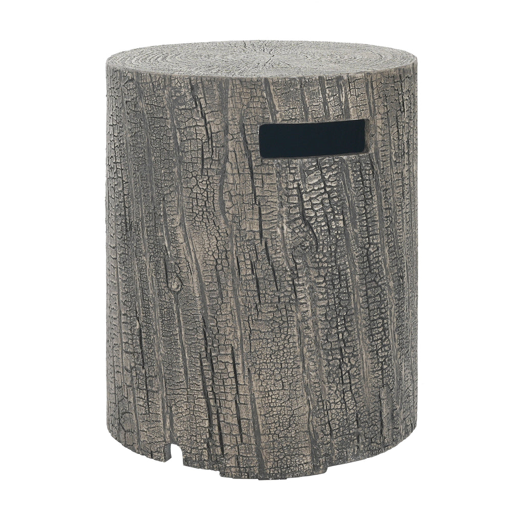 16x20 Inch MGO Propane Tank Holder Side Table, Light Grey