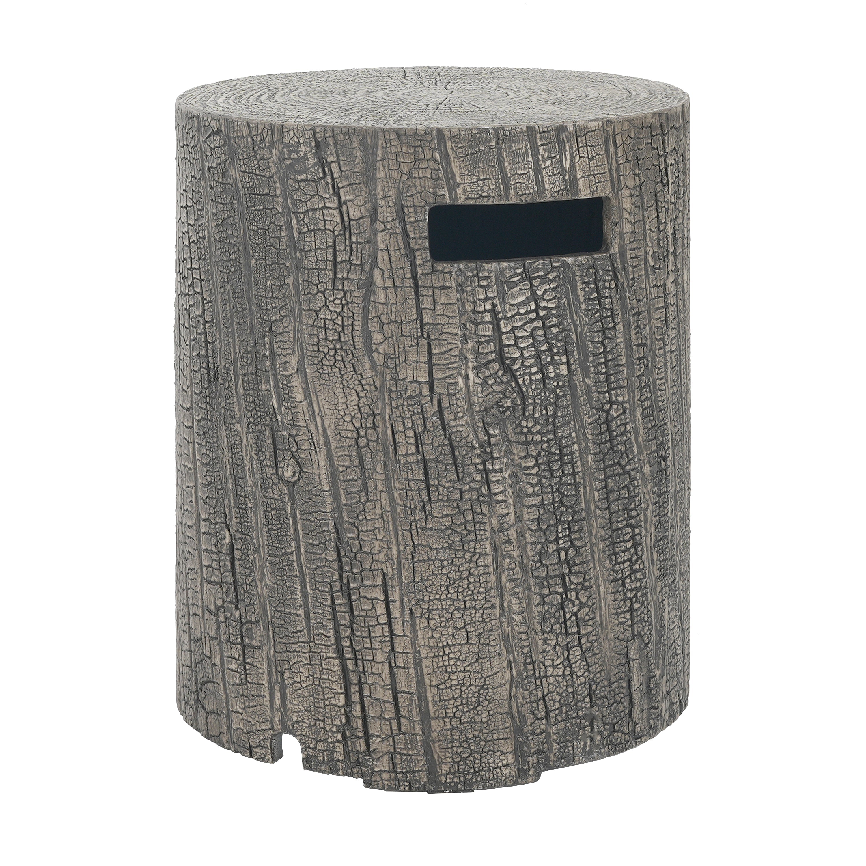 16x20 Inch MGO Propane Tank Holder Side Table, Light Grey
