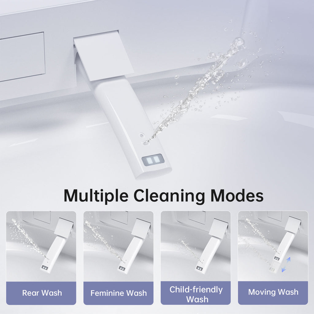 Modern integrated Smart toilet, Auto Open/Close lid, temperature heating seat...