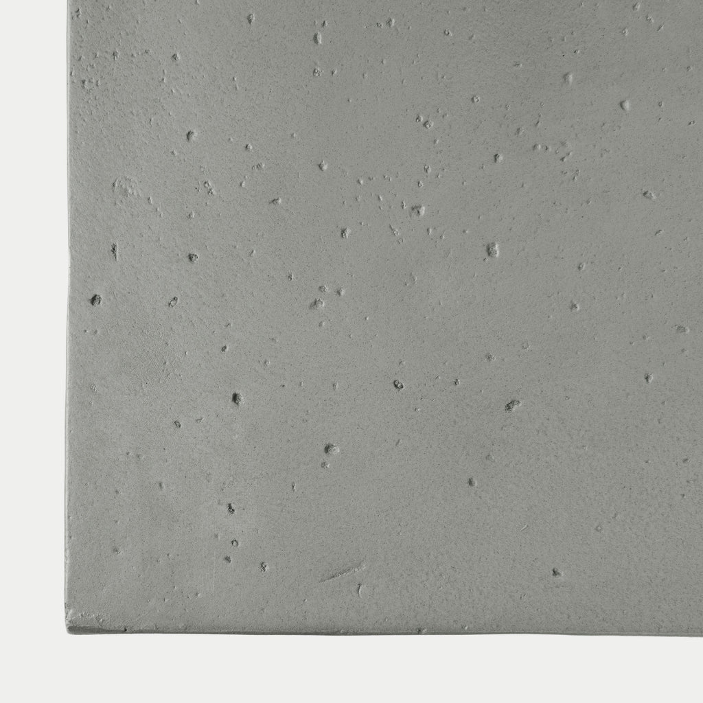 Contemporary 50,000 BTU Square MgO Fire Table with Clean Lines in Light Grey