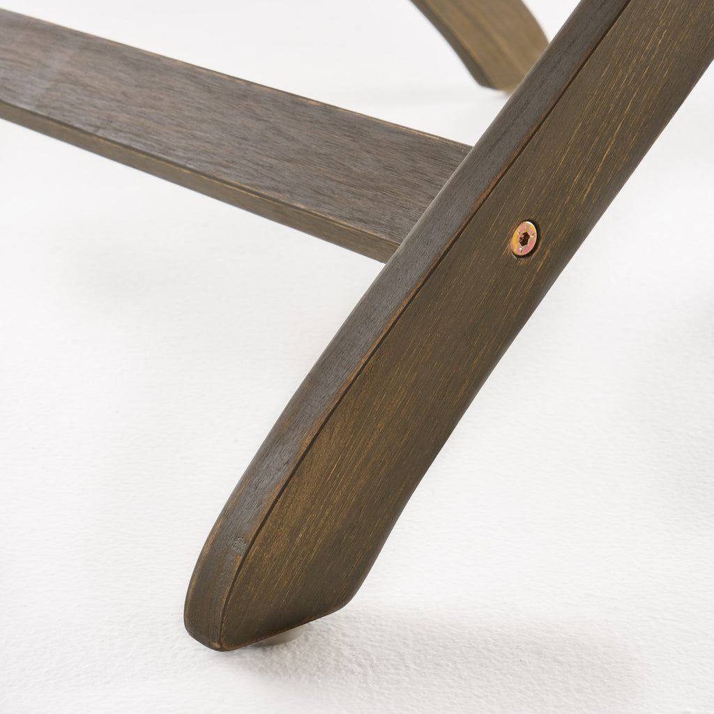 Outdoor Bistro Table Folding Acacia Wood Gray 25.5