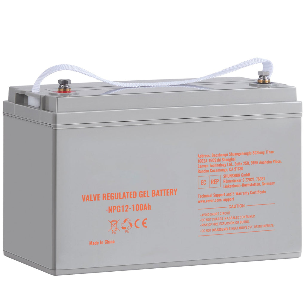 Deep Cycle AGM Battery 12V 100AH 800A RV Solar Marine