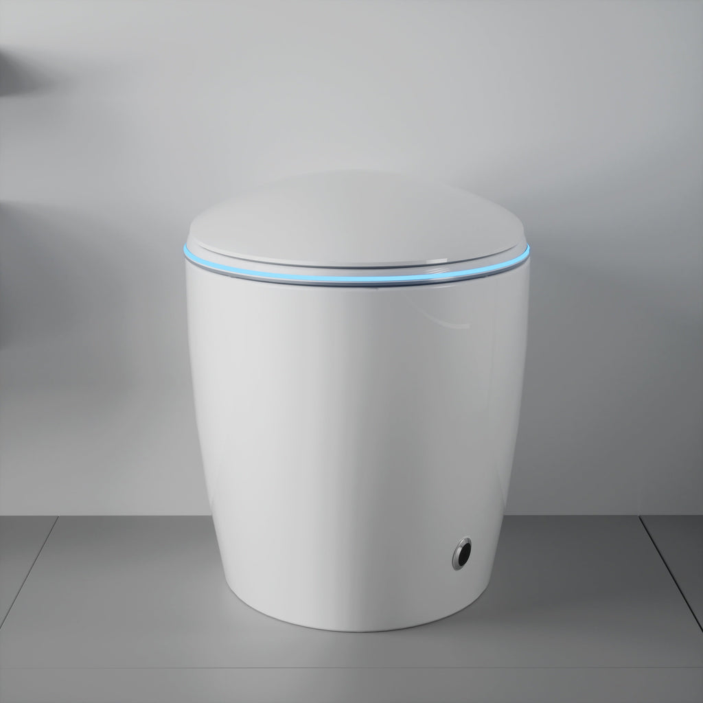 Unique Smart Toilet with Bidet Built In, Intelligent One Piece Toilet For Mod...