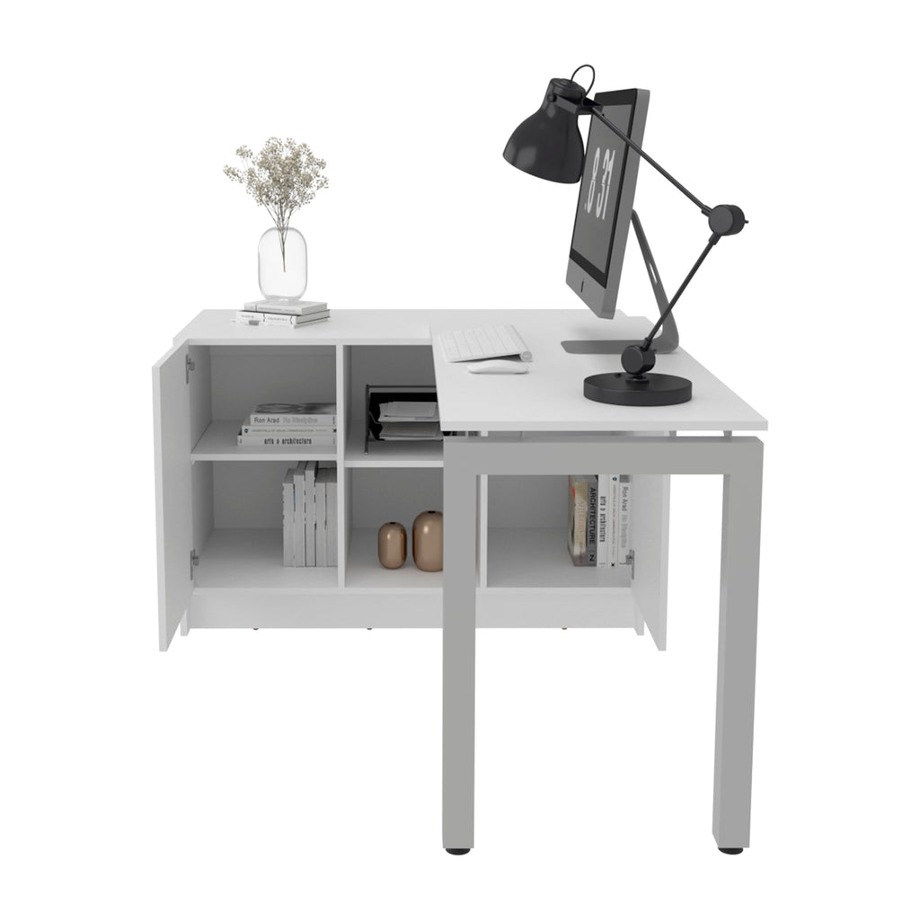 Rotable Desk 72-Inch Wide or Compact, Adjustable Workstation Two Directions