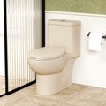 1.1/1.6 GPF Tornado Flush One-Piece Toilet ADA Height 17in, Dual Flush, Khaki