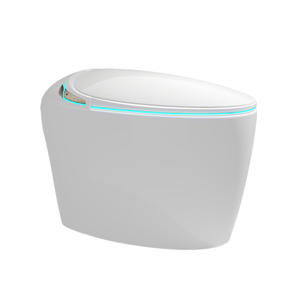 Unique Smart Toilet with Bidet Built In, Intelligent One Piece Toilet For Mod...