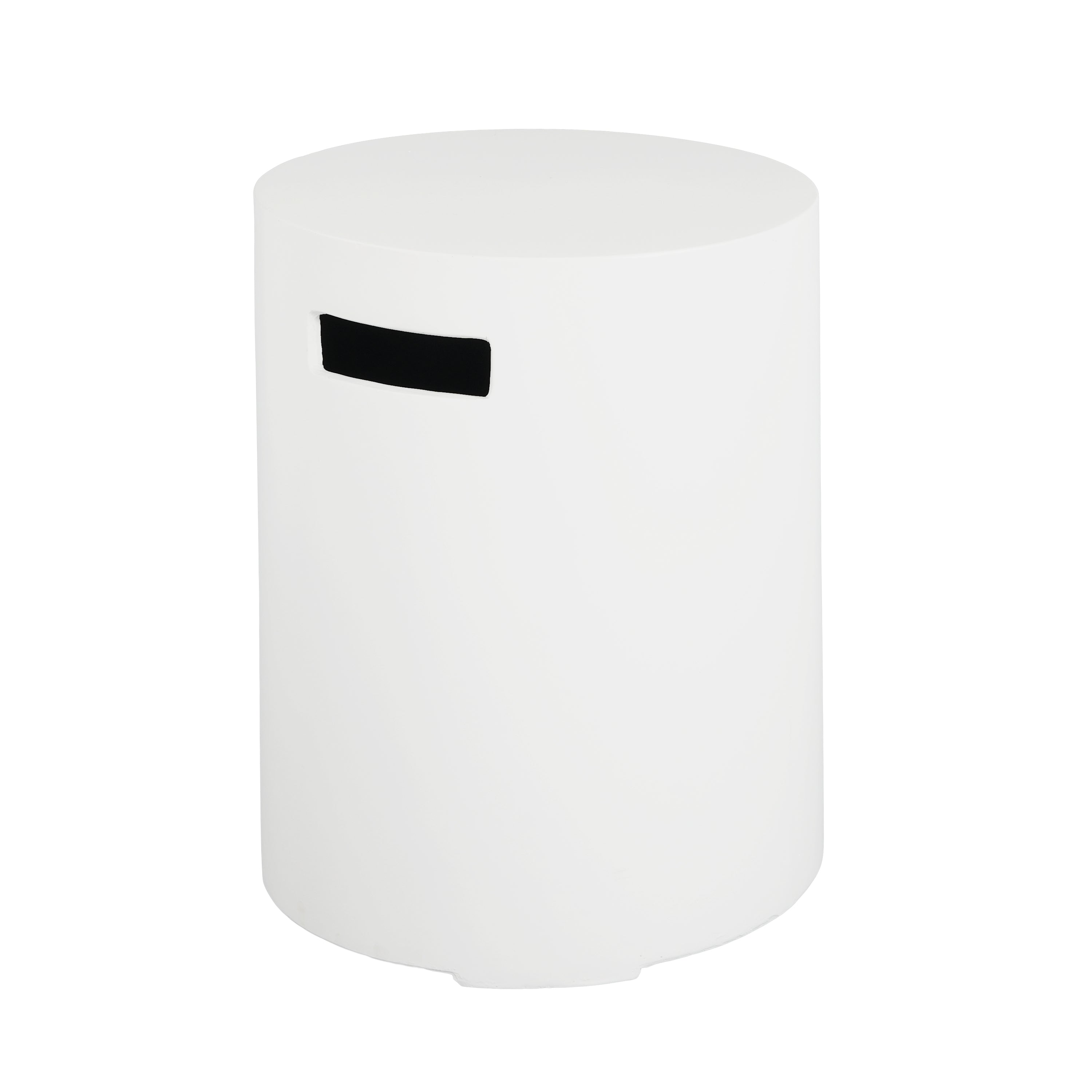 16x20 Inch MGO Propane Tank Holder Side Table, White