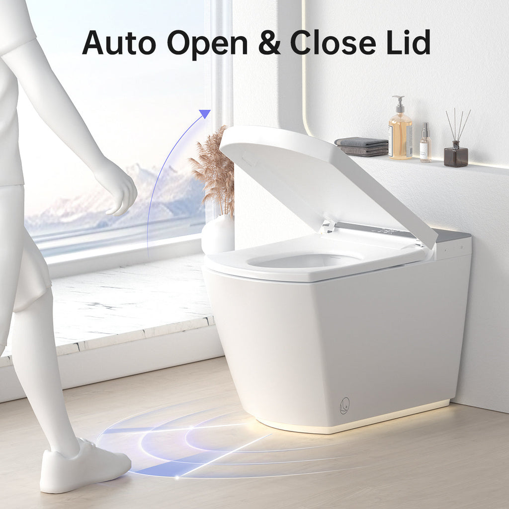 Modern integrated Smart toilet, Auto Open/Close lid, temperature heating seat...