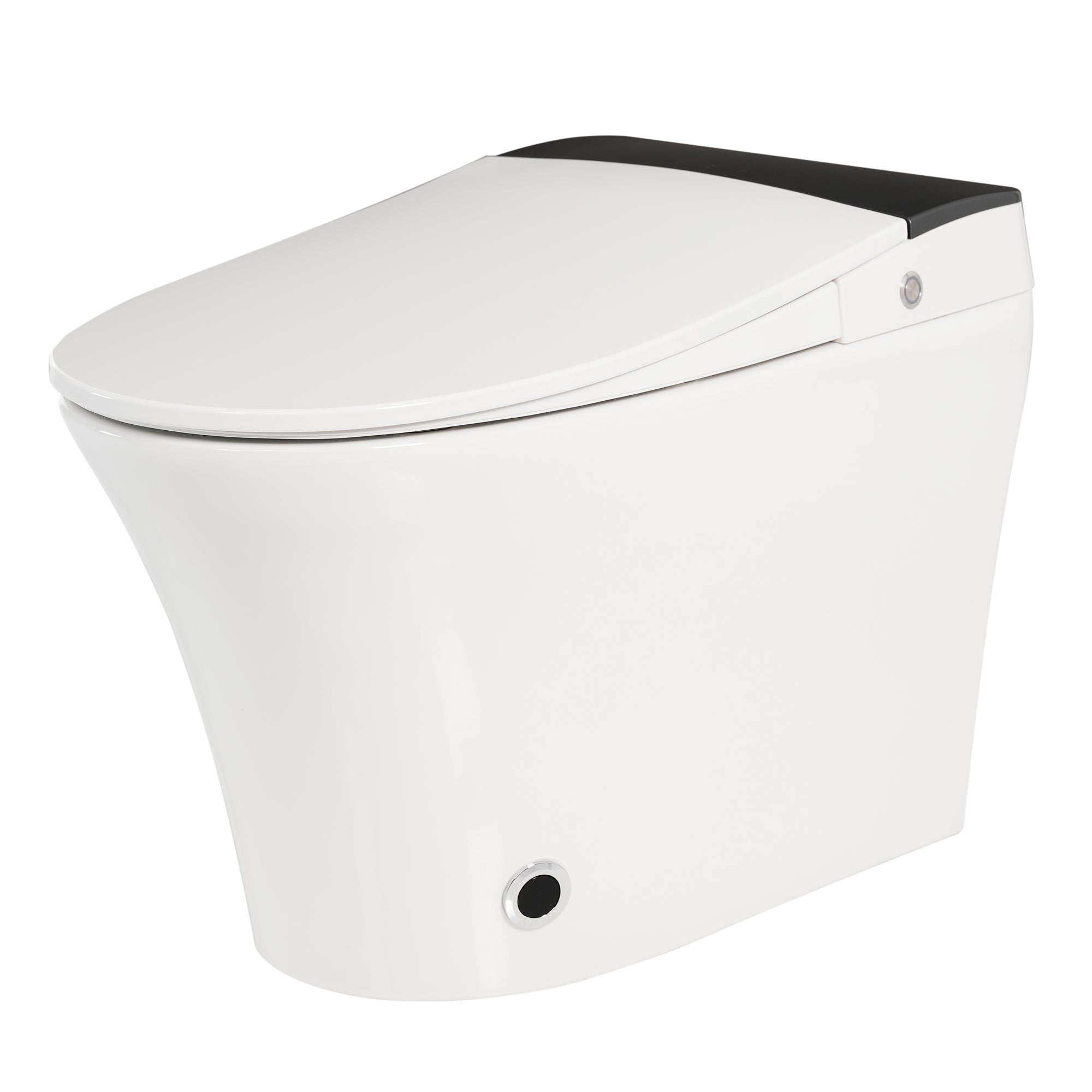 Heated Seat Smart Toilet, One Piece Toilet, Automatic Flush Tankless Toilet w...