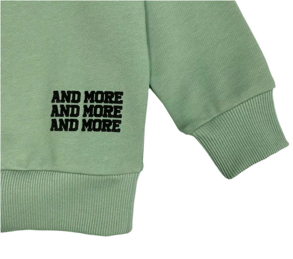 MORE PLEASE 400 GSM Cotton Crewneck | Green Bay