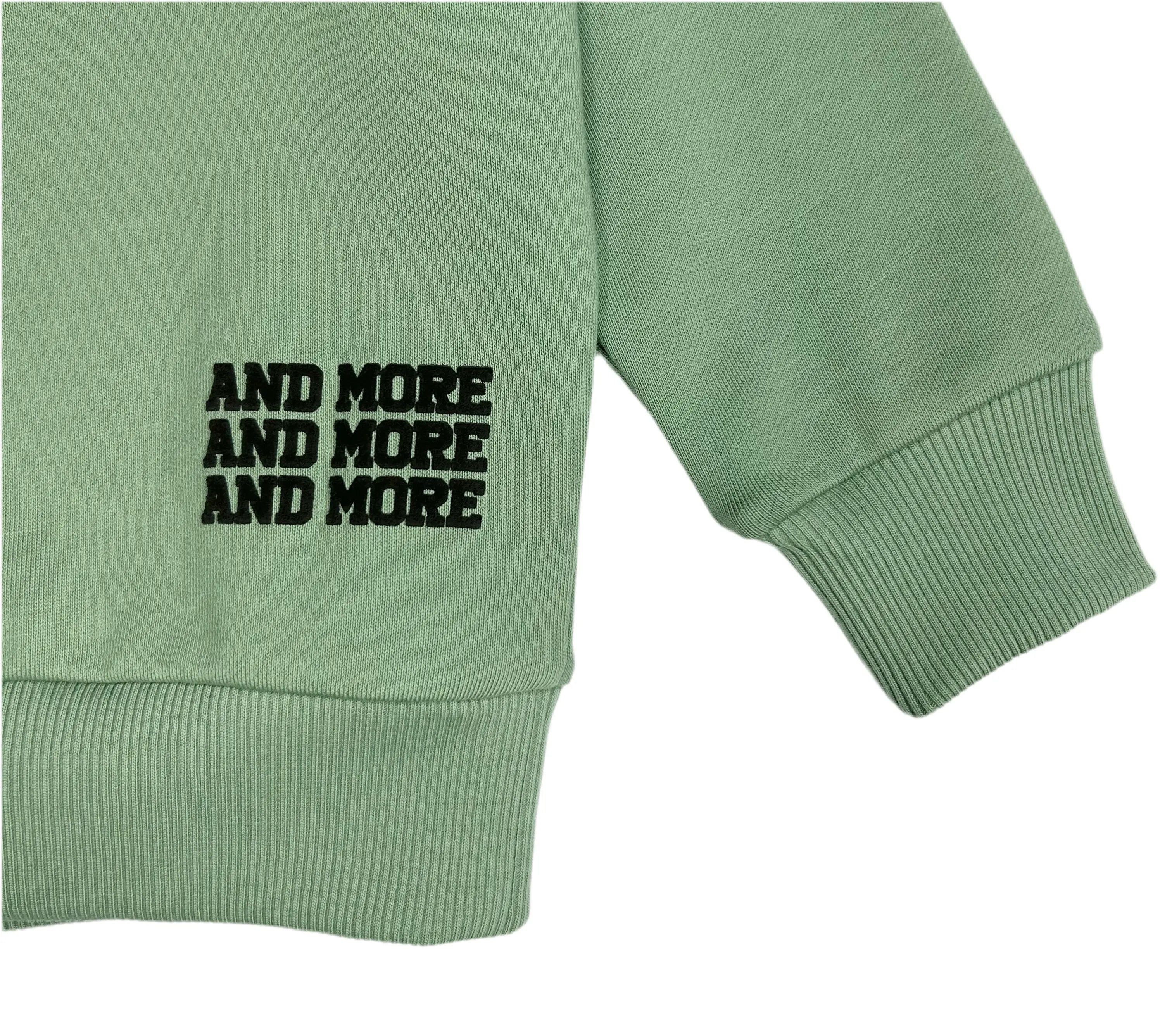 MORE PLEASE 400 GSM Cotton Crewneck | Green Bay
