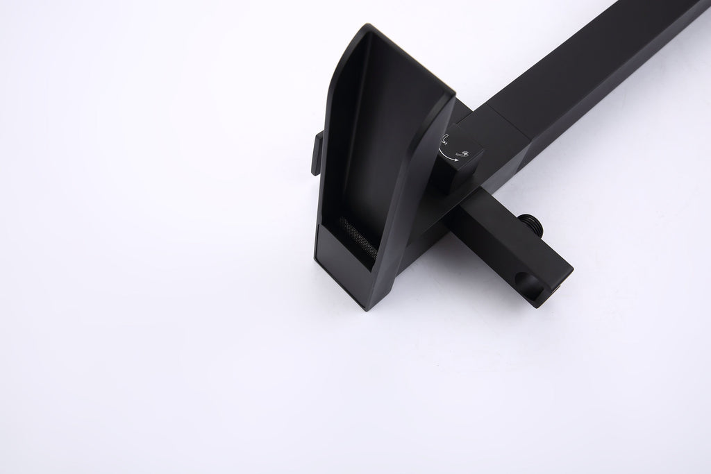 Floor Mounted Tub Faucet High Flow Freestanding Tub Filler with Handheld Shower Head