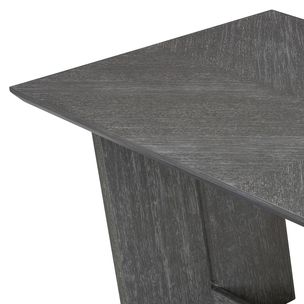 6-Piece Retro Dining Table Set for 6, 60' Wood Kitchen Table and Chairs Set of