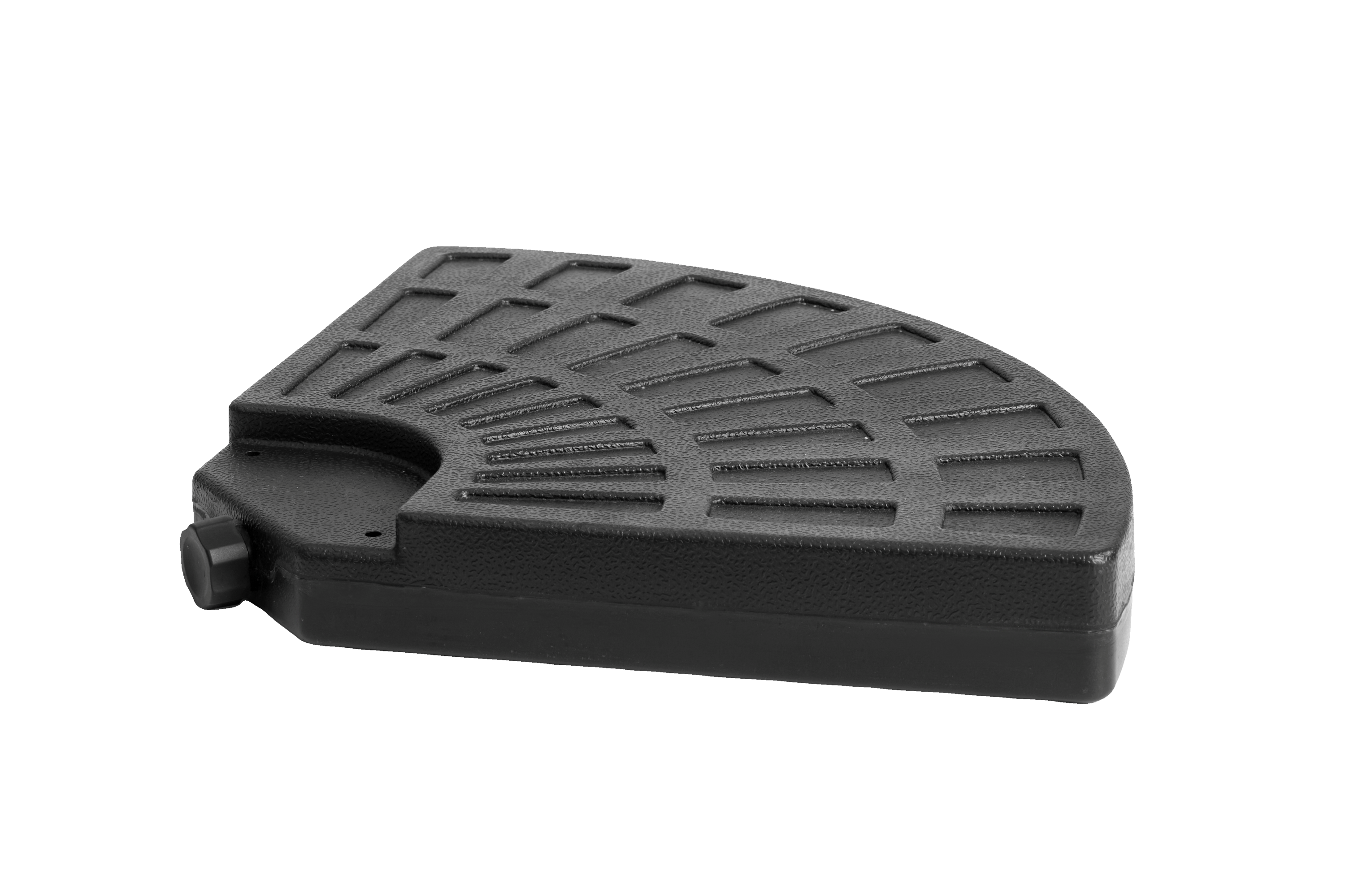 Patio Umbrella Base Fillable 4 Plate PE Black 42 LB Each Water Sand