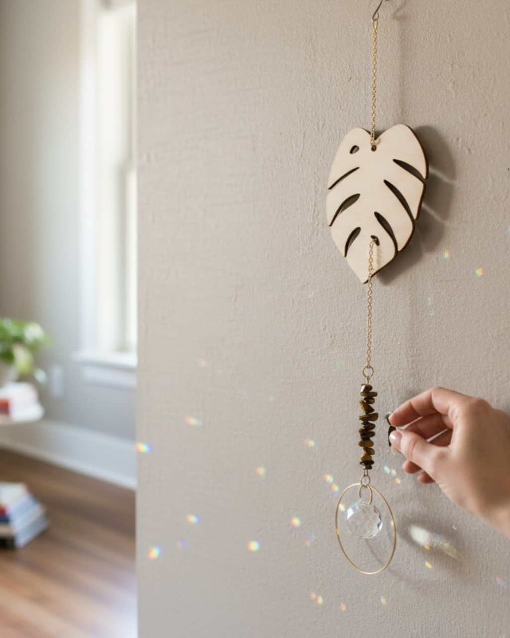 Monstera Suncatcher