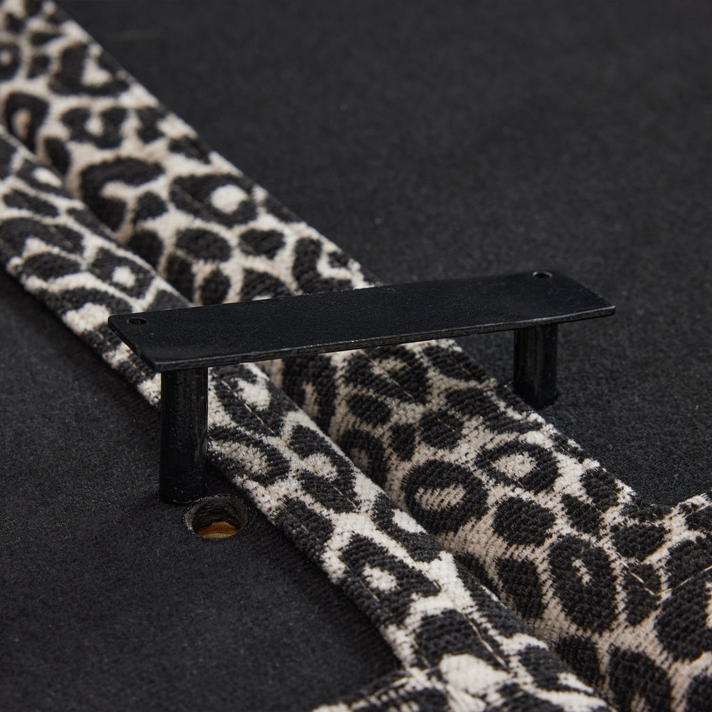 Sectional Sofa Modular Chenille Leopard Print Khaki 4 Seat Deep Seat