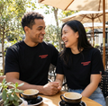 200 GSM Unisex Cotton T-Shirt | True Black