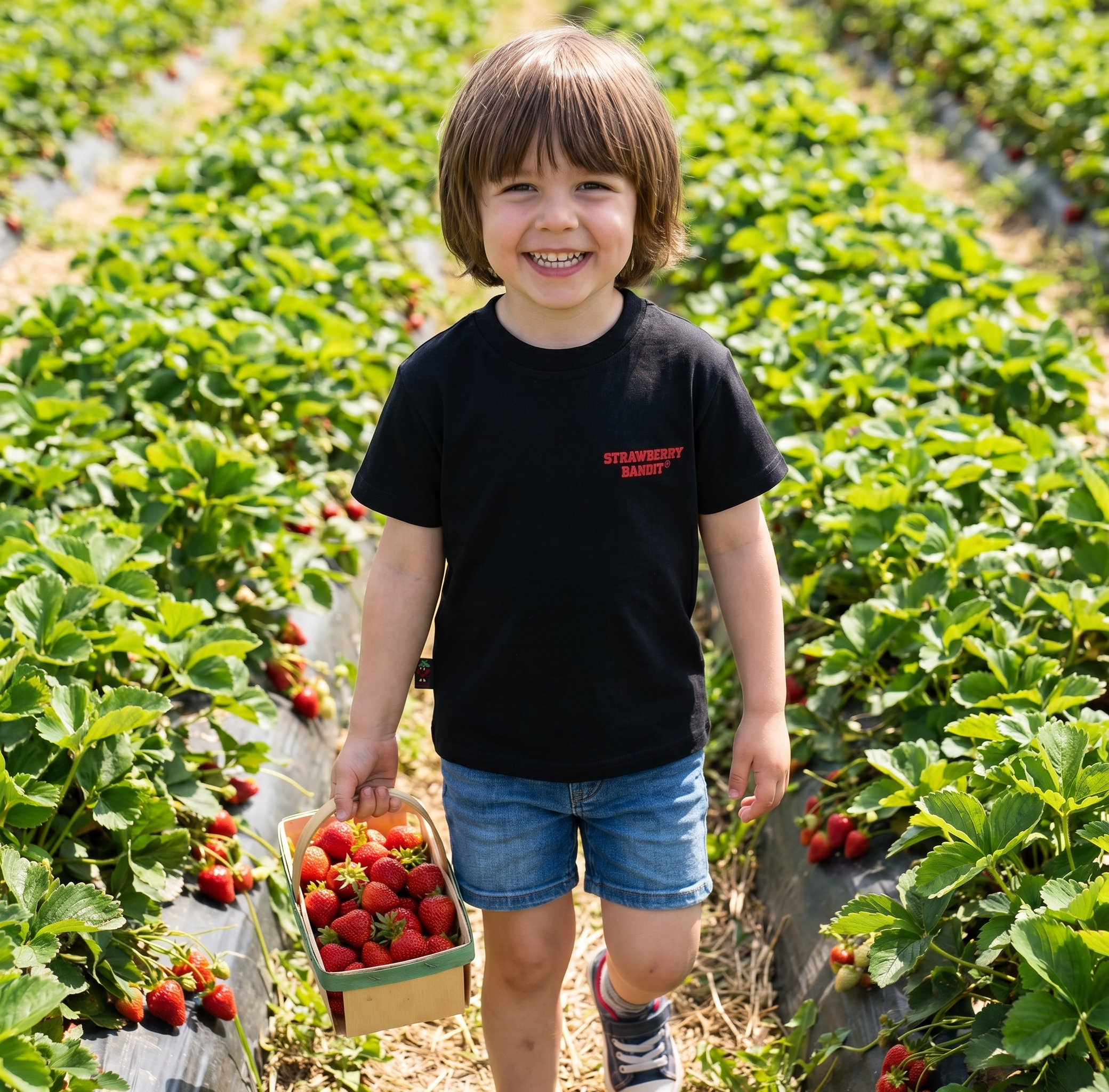 200 GSM Cotton Kids' T-Shirt | Midnight Black