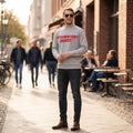 400 GSM Cotton Unisex Crewneck | Sharkskin