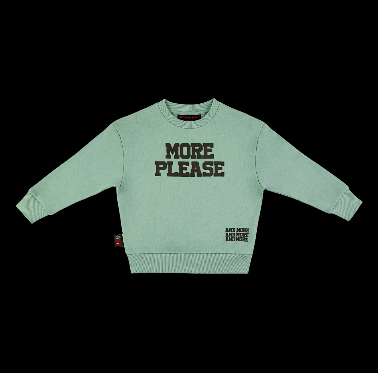 MORE PLEASE 400 GSM Cotton Crewneck | Green Bay
