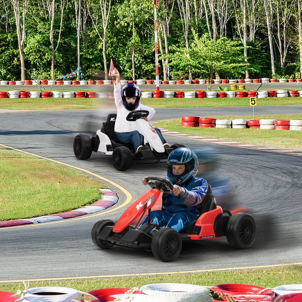 TOBBI 24V Electric Kids Drift Go Kart