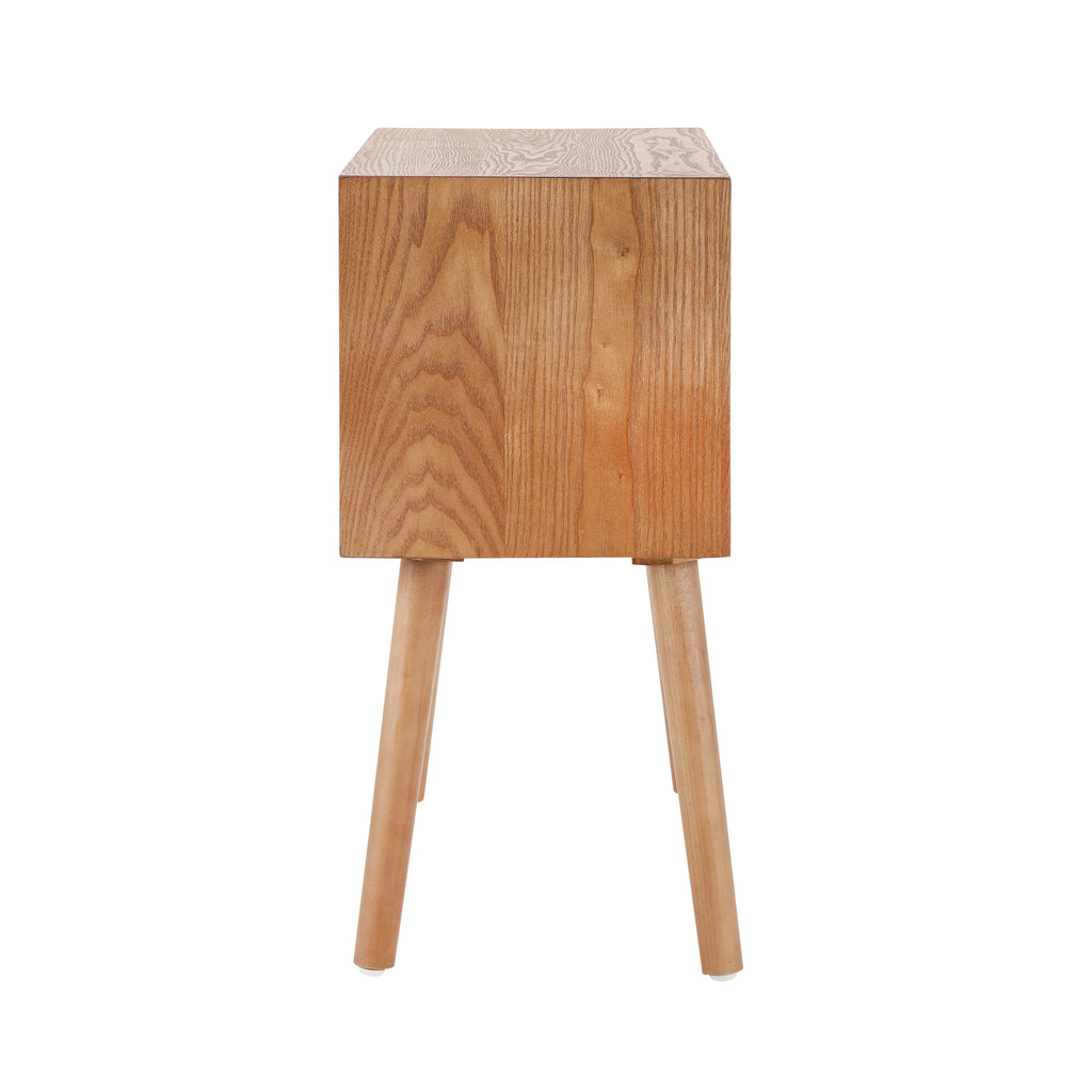 Rotating Hidden Compartment Nightstands, Mid Century Modern Concealment