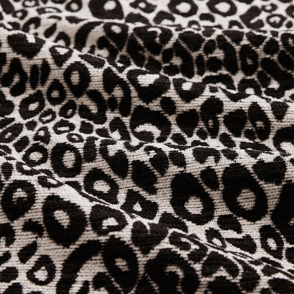 Sectional Sofa Modular Chenille Leopard Print Khaki 4 Seat Deep Seat