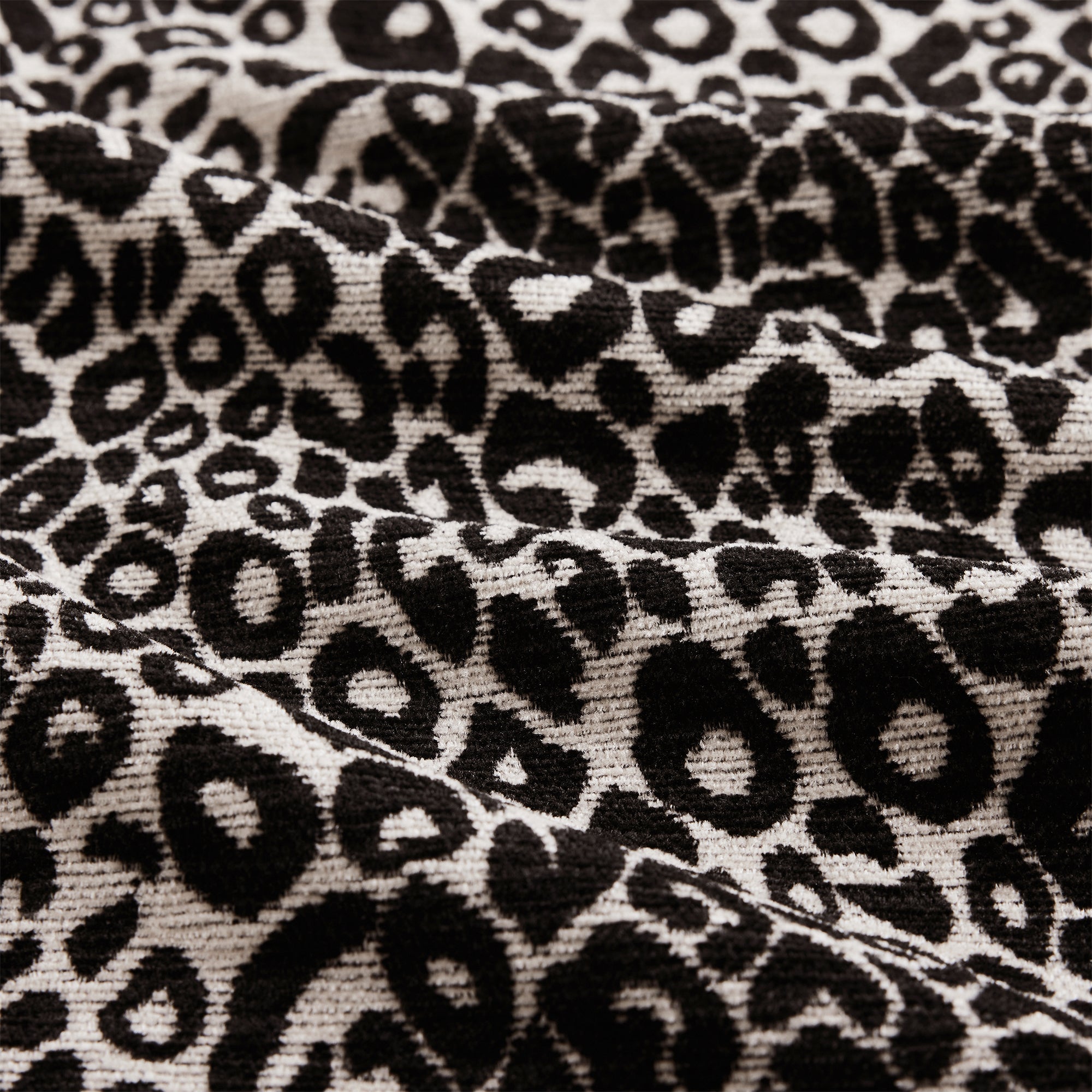 Sectional Sofa Modular Chenille Leopard Print Khaki 4 Seat Deep Seat
