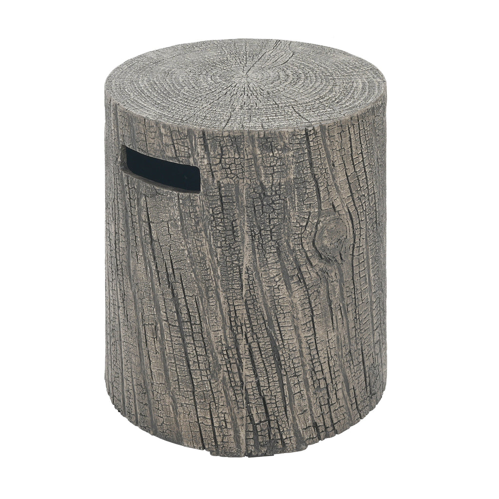 16x20 Inch MGO Propane Tank Holder Side Table, Light Grey