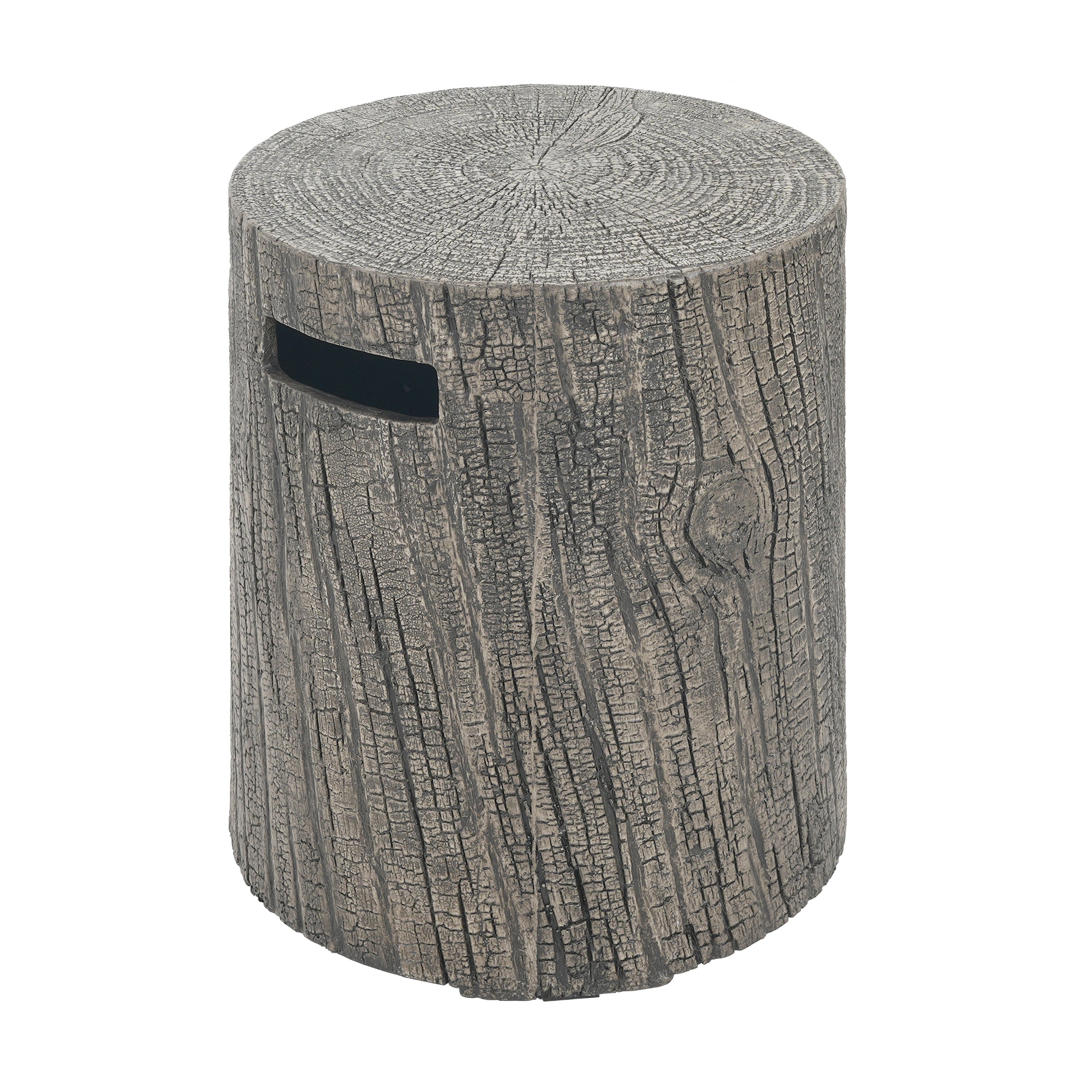 16x20 Inch MGO Propane Tank Holder Side Table, Light Grey