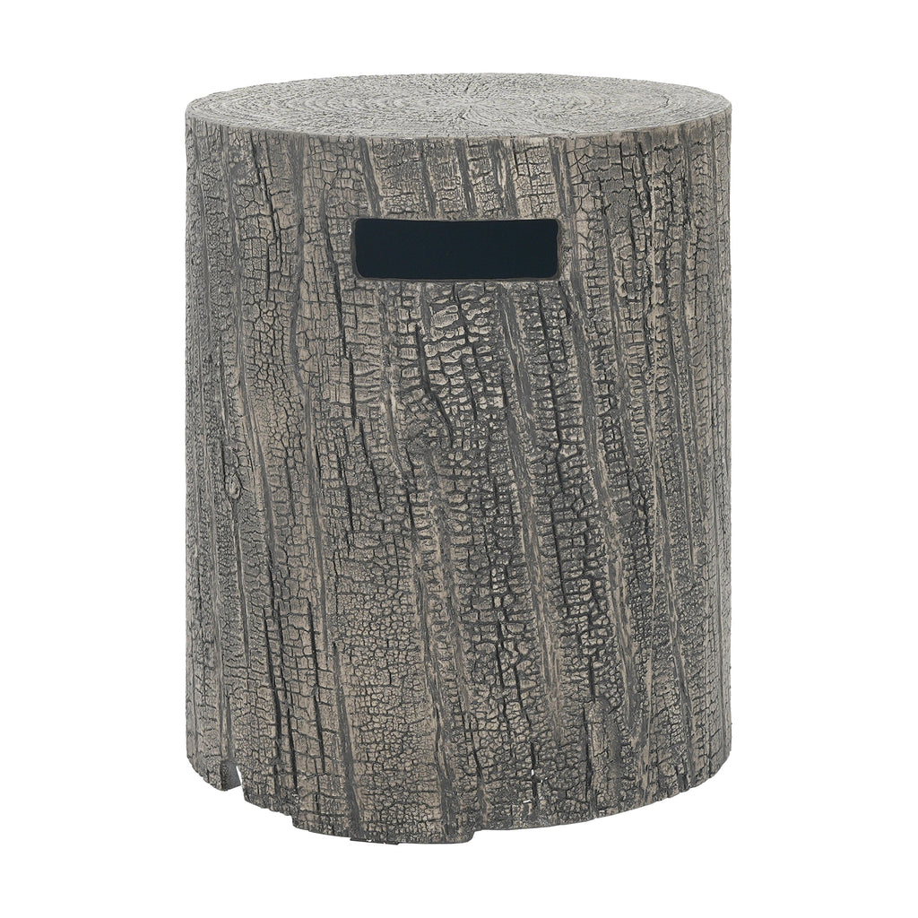 16x20 Inch MGO Propane Tank Holder Side Table, Light Grey