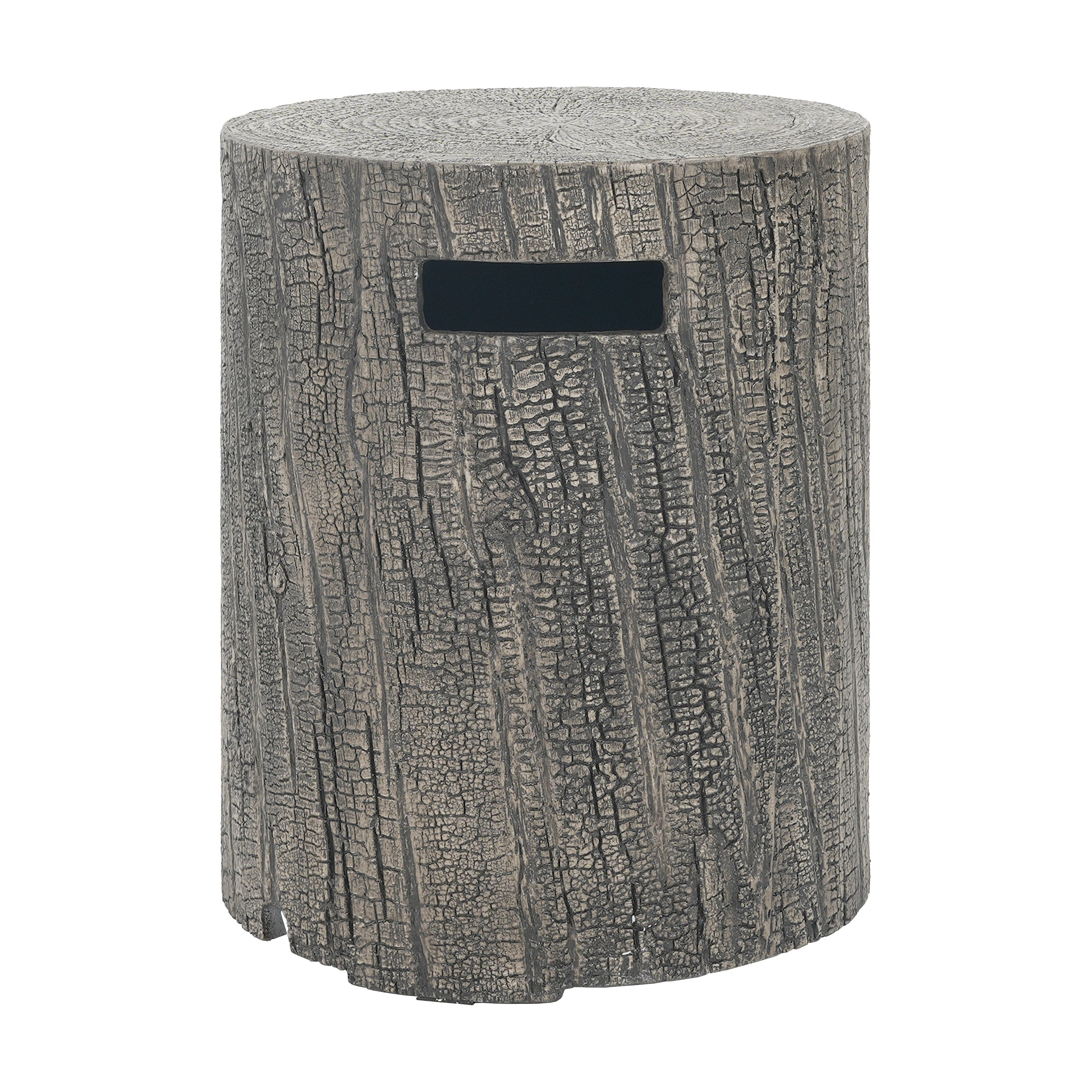 16x20 Inch MGO Propane Tank Holder Side Table, Light Grey