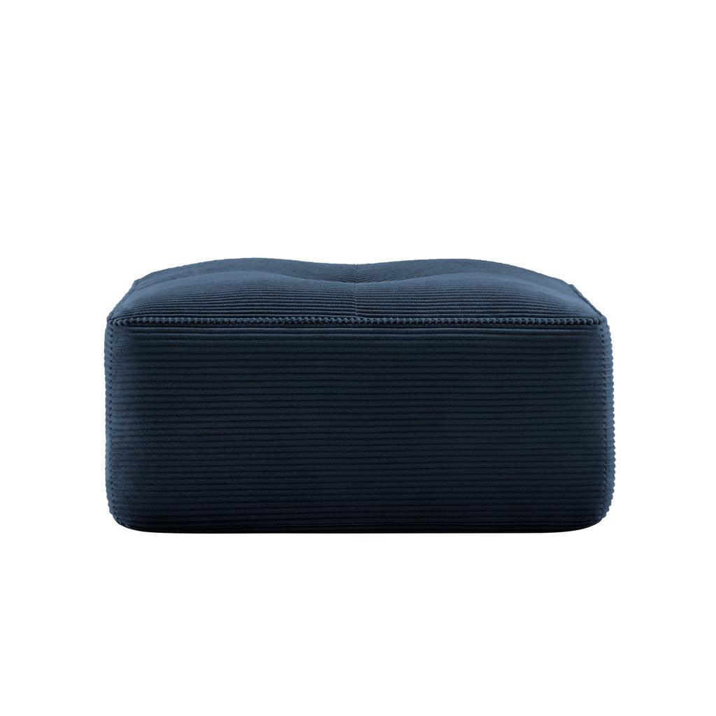 Ottoman Corduroy - Blue