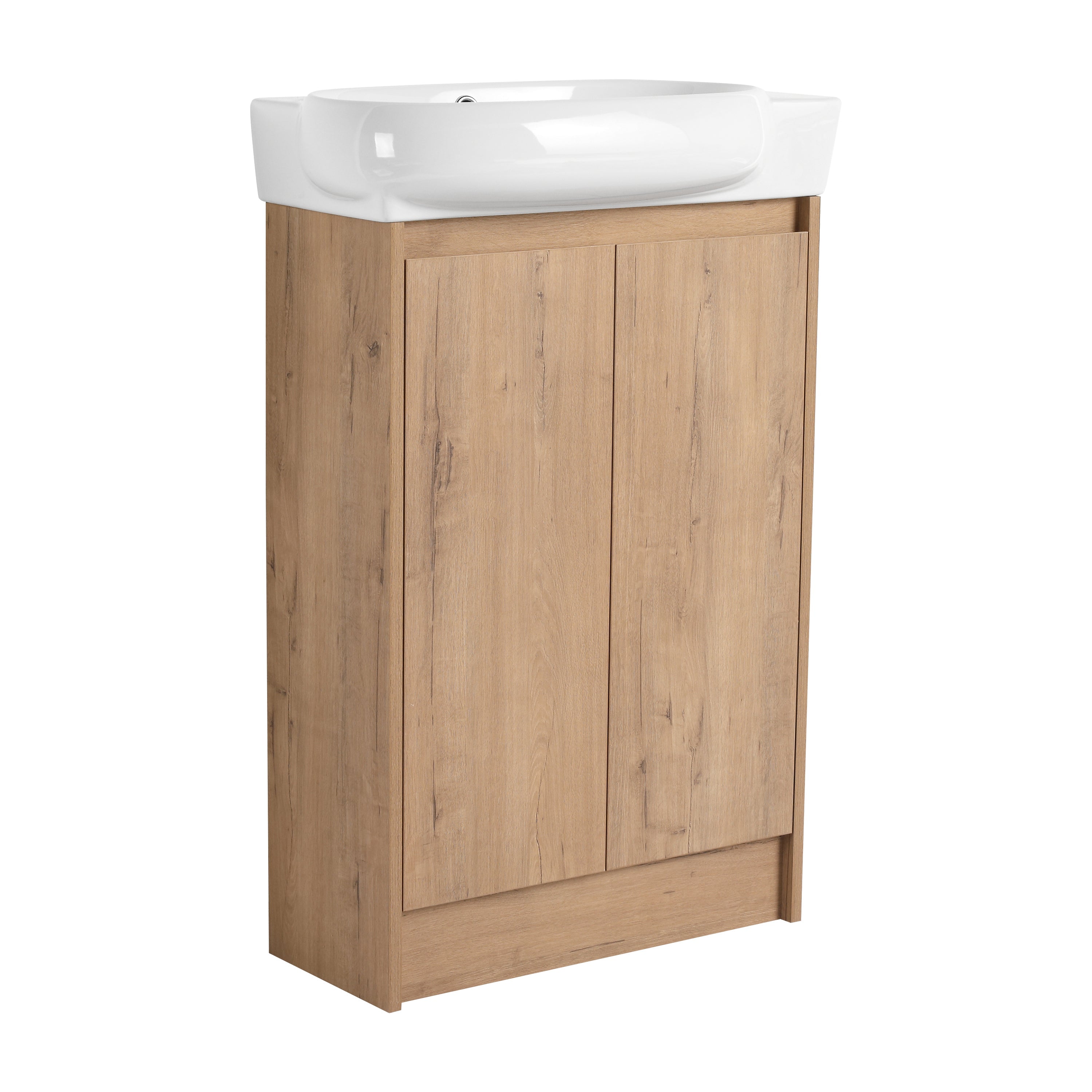 23' Freestanding Bathroom Vanity with Sink, Soft Close Doors