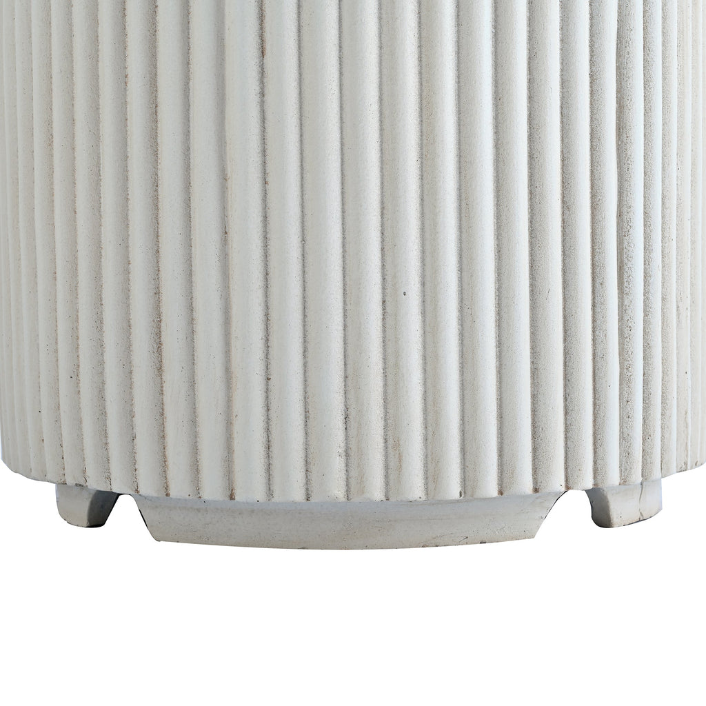Fire Pit Propane Round MGO 50000 BTU with Tank Cover Table 38.19 In
